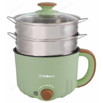 Пароварка SAKURA SA-7219GR зелен-1