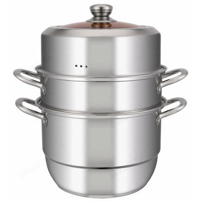 Мантоварка стальная SAKURA SA-732 13л 3яруса индук