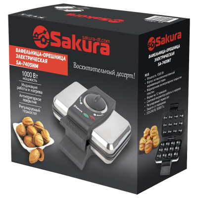 Вафельница SAKURA SA-7405NM орешница-1