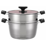 Мантоварка стальная SAKURA SA-751 10,5л+сетка SA-SL02 4,5л