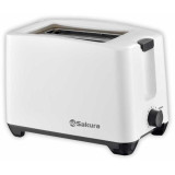 Тостер 750Вт белый SAKURA SA-7609W