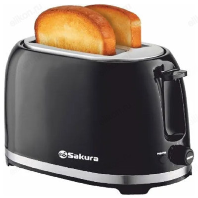 Тостер SAKURA SA-7610BK 850Вт черный
