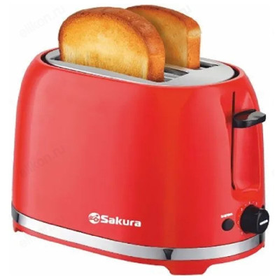 Тостер SAKURA SA-7610R 850Вт красный
