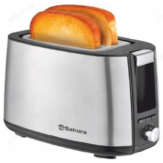 Тостер SAKURA SA-7611S Elegant 750Вт сталь