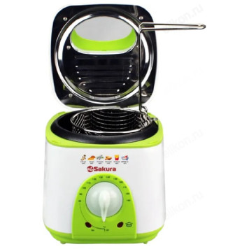 Фритюрница SAKURA SA-7654GR/R (1л)-1