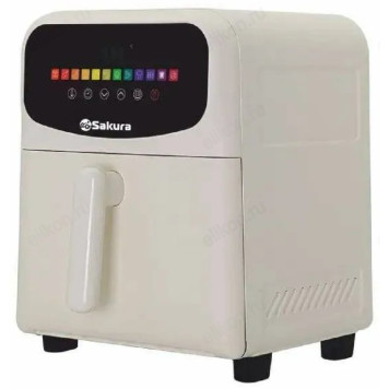 Аэрогриль SAKURA SA-7678W 6л 90мин таймер металл