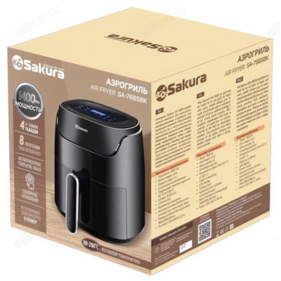 Аэрогриль SAKURA SA-7685BK 4л сенс.управление таймер-1