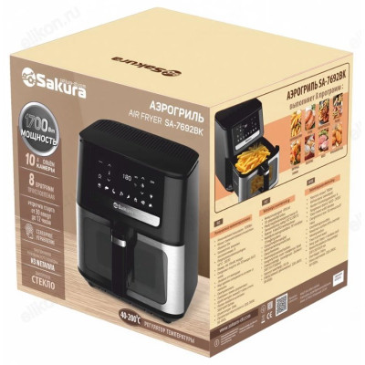 Аэрогриль SAKURA SA-7692BK 10л таймер-2