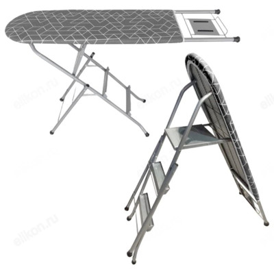 Доска гладильная стремянка SAKURA SA-8010G 2в1