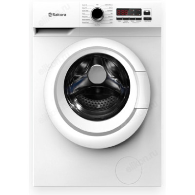 Стиральная машина Sakura, белая, мощность 2050 Вт