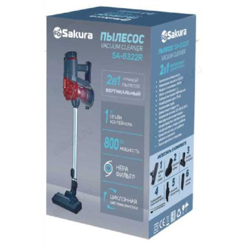 Пылесос вертикальный SAKURA SA-8322R-1