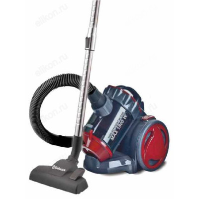 Пылесос с контейнером SAKURA SA-8323R кр/сер