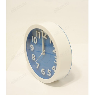 Будильник Sakura SA-8514BL, белый с синим таблом-2