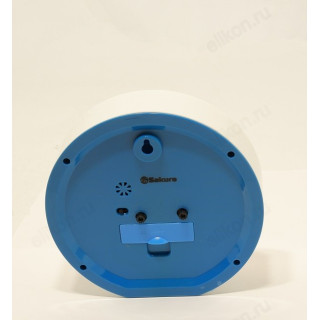 Будильник Sakura SA-8514BL, белый с синим таблом-3