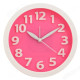 Будильник Sakura SA-8514Р, белый с розовым таблом