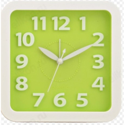 Будильник Sakura SA-8515R, белый с красным таблом-1