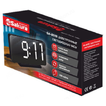 Часы настольные LED SAKURA SA-8519-1