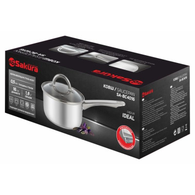 Ковш SAKURA SA-BC4016 IDEAL 1,8л нерж-2