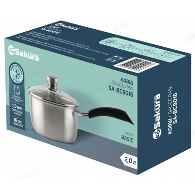 Ковш SAKURA SA-BC9016 BASIC 16см нерж-1