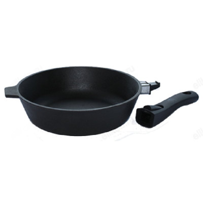 Сковорода SAKURA SA-CF02-24 24см съемная ручка,чугун