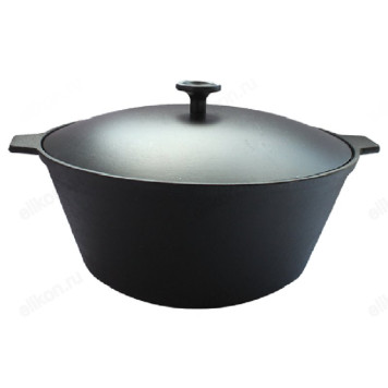 Кастрюля SAKURA SA-CK01-4 4л. литая с алюминиевой крышкой, чугун