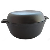 Казан-кастрюля SAKURA SA-CK02-3 3л чугун, крышка-сковорода