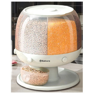 Диспенсер для сыпучих продуктов SAKURA SA-DS01 6секции