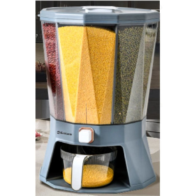 Диспенсер для сыпучих продуктов SAKURA SA-DS02 4секции