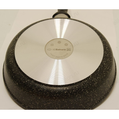 Сковорода SAKURA SA-F01-22 22см лит.алюм.-4