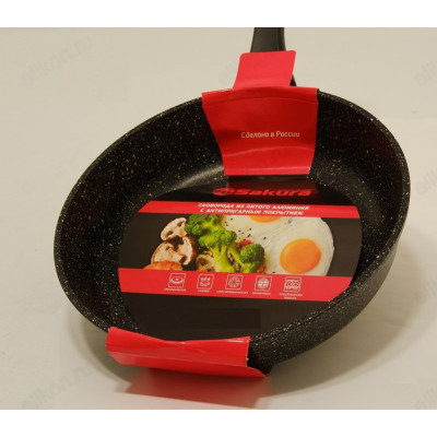 Сковорода SAKURA SA-F01-24 24см лит.алюм.