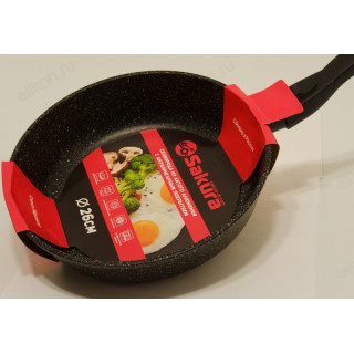 Сковорода SAKURA SA-F02-26 26см съемная ручка/лит.алюм.-1