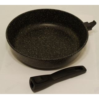 Сковорода SAKURA SA-F02-28 28см съемная ручка/лит.алюм.-3