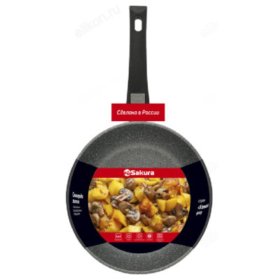 Сковорода SAKURA SA-F06-24 24см съемная ручка/лит.алюм.