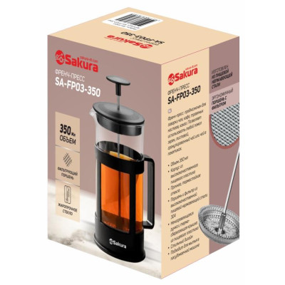 Френч-пресс , 350 мл SAKURA SA-FP03-350-1