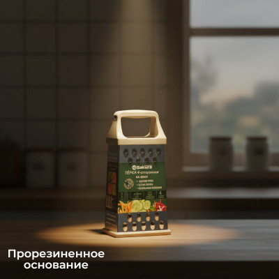 Терка SAKURA SA-GR03 4-х сторонняя
