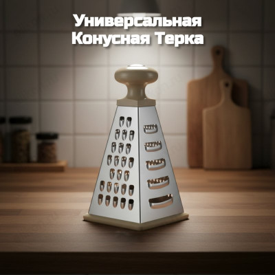 Терка SAKURA 4-х сторонняя, 23см SA-GR06