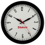 Часы настенные SAKURA 5Б6 черный