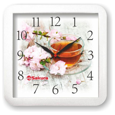 Часы настен 3 A7 белый SAKURA Sakura A7 белый