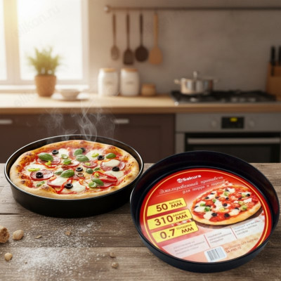 Форма для выпечки SAKURA SA-PT01-12 черн