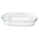 Форма для запекания стекло SAKURA SA-PT04-3800