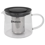 Чайник заварочный 0,6л боросиликатное SAKURA SA-TP02-600