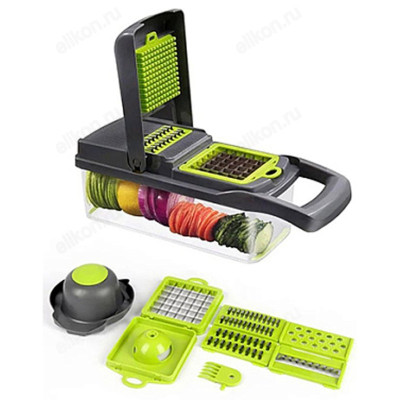 Овощерезка механическая SAKURA SA-VS04BK с контейнером