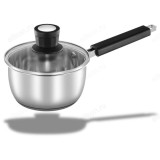 Ковш SAKURA SA-BC8016 STANDART 1, 6л 16см нерж/стекл.крышка