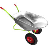 Тачка строительная SAKURA WB6420S 2кол 90л 160кг