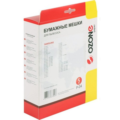 Пылесборник OZONE P-04 Samsung VP-95, бумажный-4