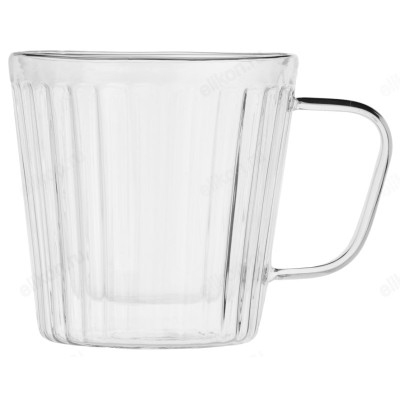 Кружка стекло двойная 350мл SATOSHI 806-937