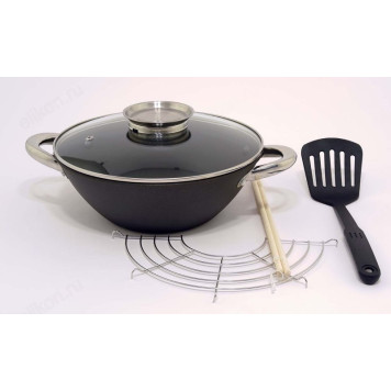 Казан чугун с крышкой SATOSHI 3л 808-029-2