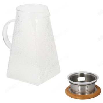 Чайник заварочный SATOSHI Грация 1,2л стекло 850-219-2