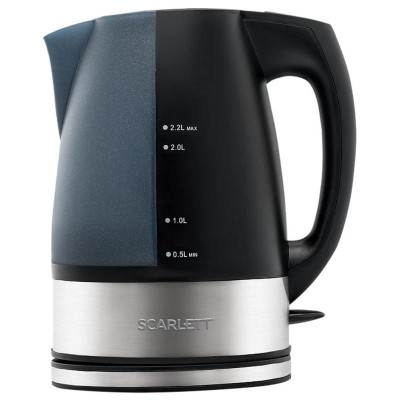 Чайник черный SCARLETT SC-1020-1