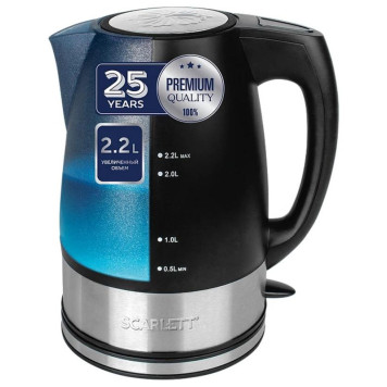 Чайник черный SCARLETT SC-1020